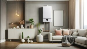 Gastherme für Heizung und Warmwasserversorgung