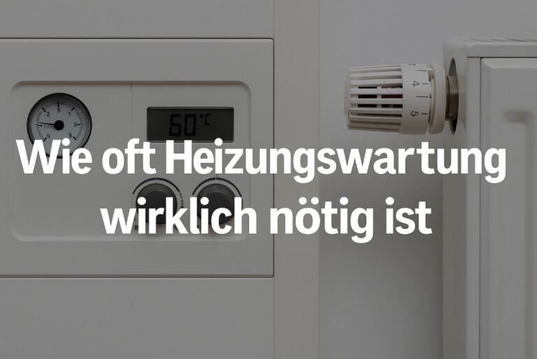 Wie oft muss eine Heizung gewartet werden