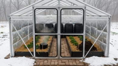 Frostwächter für Gewächshaus ganz ohne Strom [Bildinhalt mit KI erstellt]
