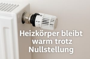 Heizkörper bleibt warm trotz Nullstellung?