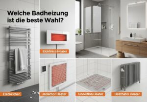 Heizung für Bad und WC: Alle Systeme im Vergleich