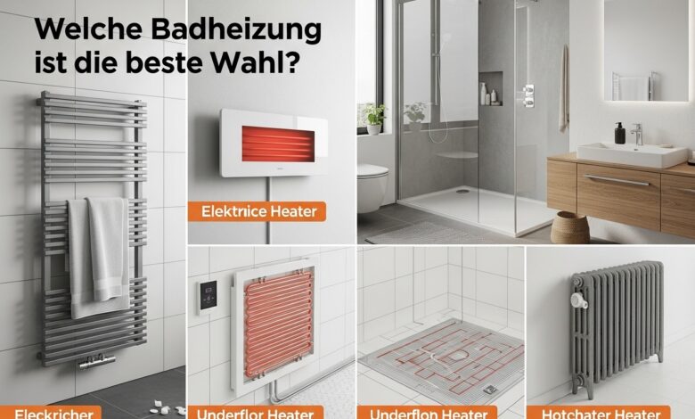 Heizung für Bad und WC: Alle Systeme im Vergleich