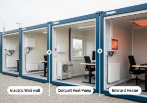 Heizung für Bürocontainer: Effiziente Lösungen im Überblick