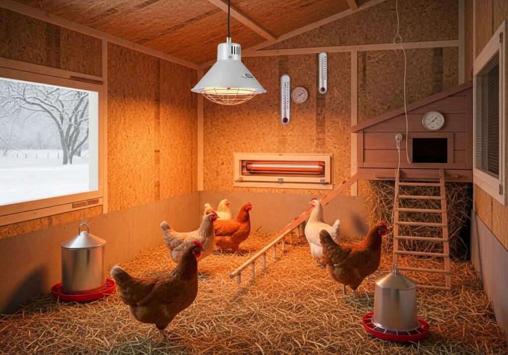 Solar-Heizung Für Hühnerstall & Haustierhaus – Tragbare Wärme Für Garten, Camping Und Mehr