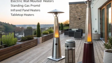 Heizung für Terrasse - Diese Möglichkeiten gibt es [Bildinhalt mit KI erstellt]