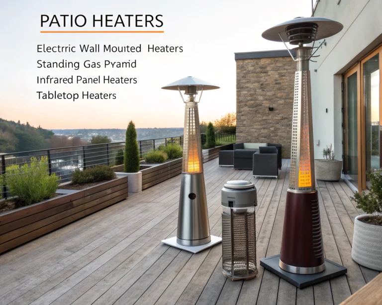 Heizung für Terrasse - Diese Möglichkeiten gibt es [Bildinhalt mit KI erstellt]