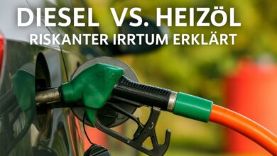 Unterschied zwischen Heizöl und Diesel [Bildinhalt mit KI erstellt]