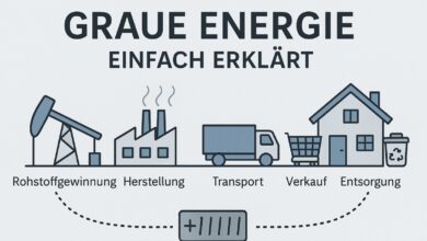 Was ist graue Energie [Bildinhalt mit KI erstellt]