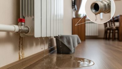 Was tun, wenn Wasser aus der Heizung tropft?