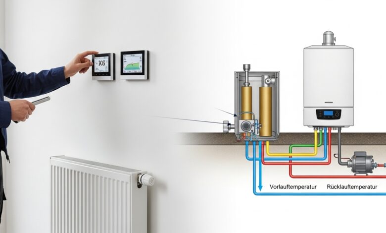 Heizung Vorlauftemperatur