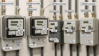 Zählerstand & Zählernummer leicht finden [Bildinhalt mit KI erstellt]