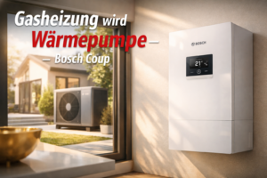 Gasheizung wird Wärmepumpe – Bosch Coup