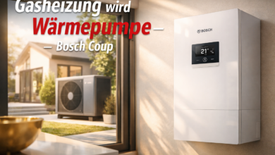 Gasheizung wird Waermepumpe