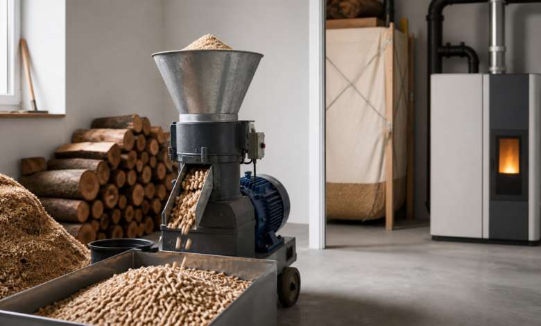 Pellets selber machen [Bildinhalt mit KI erstellt]