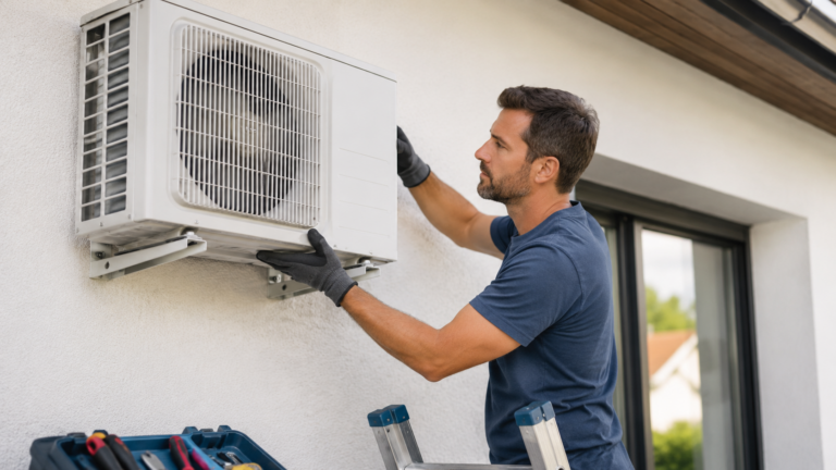 Klimaanlage selbst installieren [Bildinhalt mit KI erstellt]